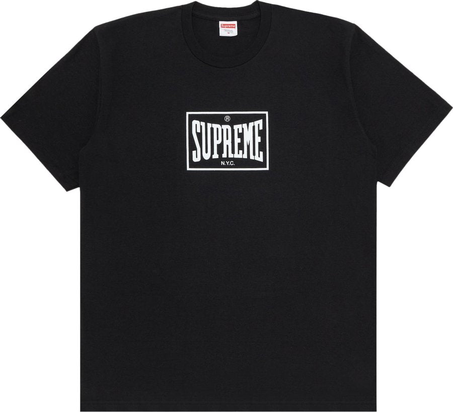 Supreme FW23 Warm Up Tee Black