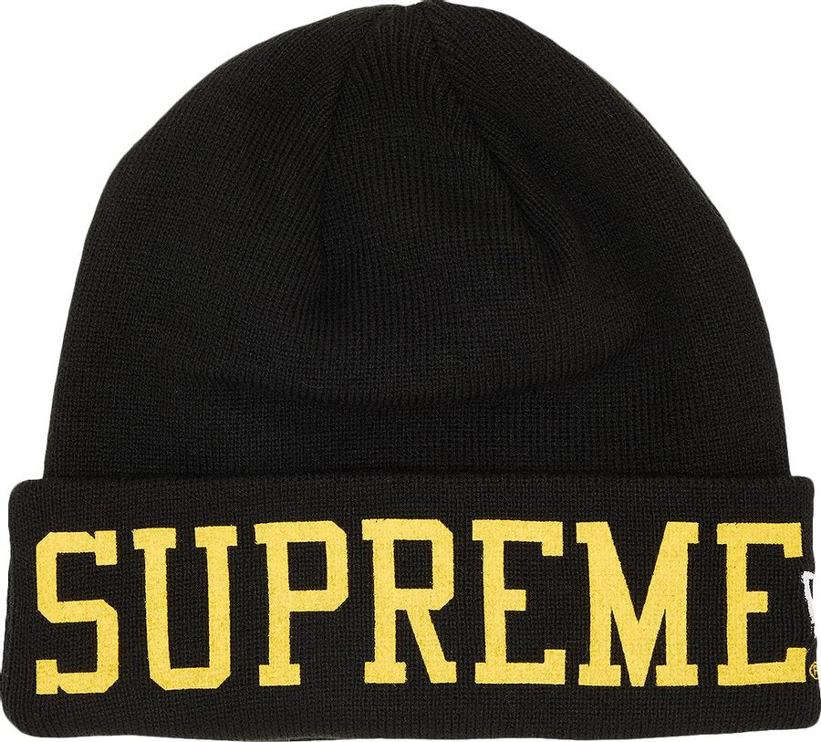 Supreme FW23 New Era Varsity Beanie Black