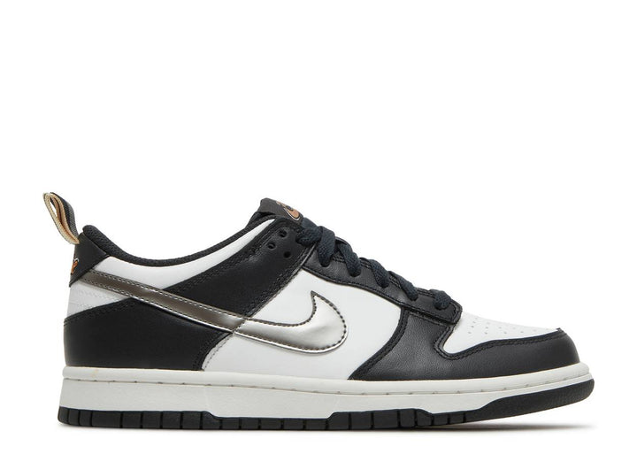 Nike Dunk Low White Metallic Black GS