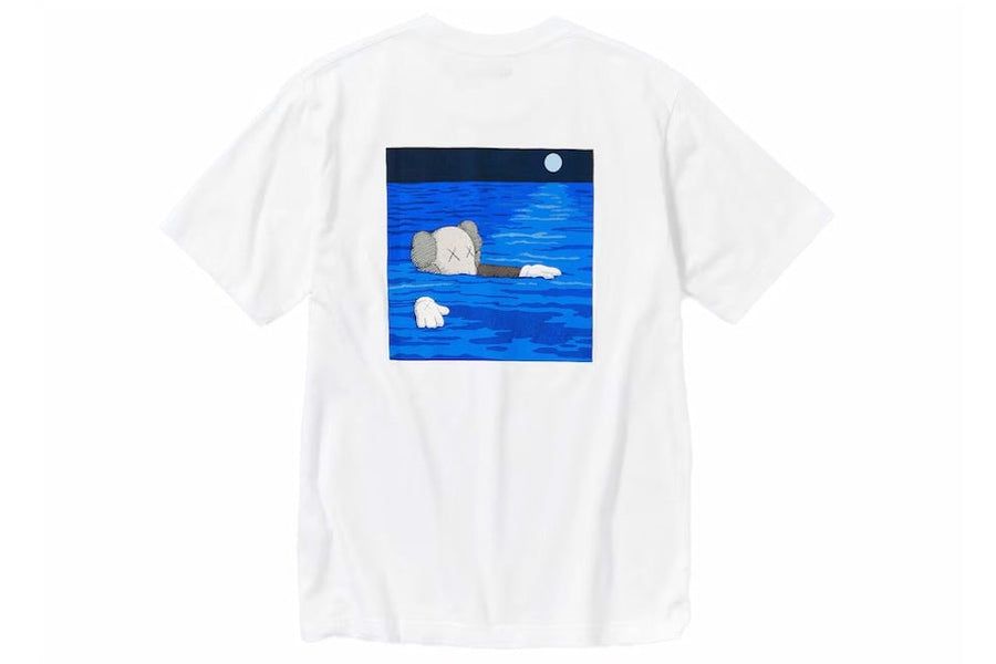 KAWS x Uniqlo UT Artbook Cover Tee (2023) - White/Blue