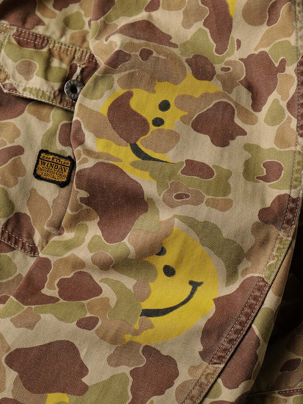 Kapital Herringbone Happy Peek-a-boo Camo 1st Jacket