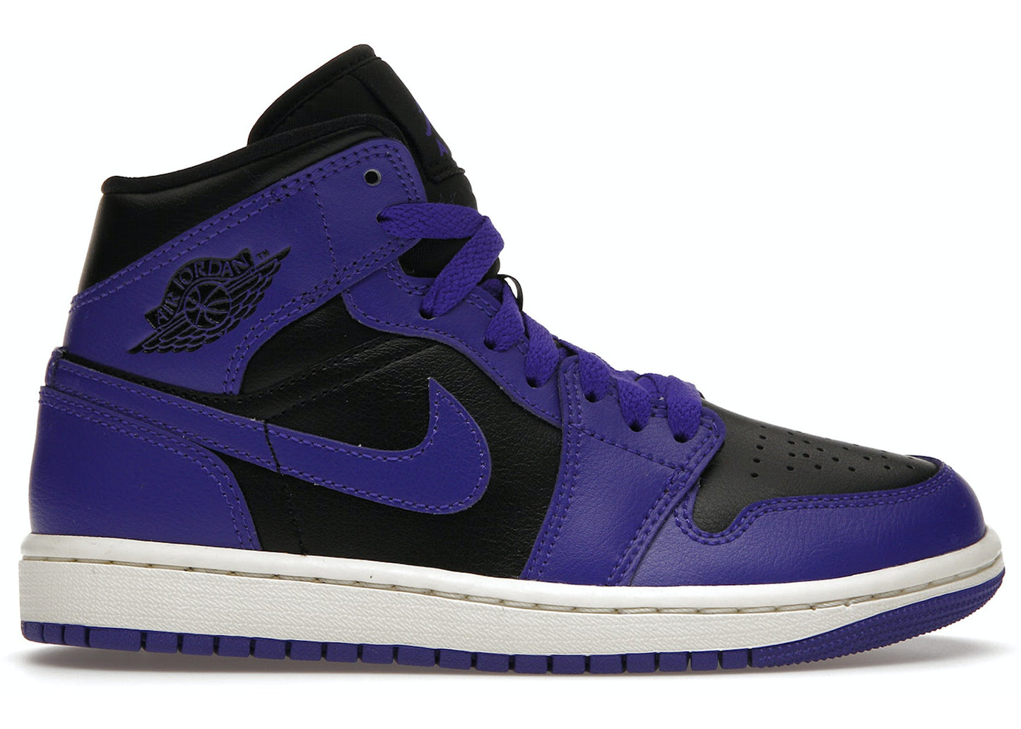 Jordan 1 Mid 'Purple Black' W