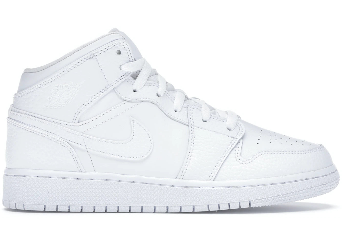 Jordan 1 Mid 'Triple White' GS
