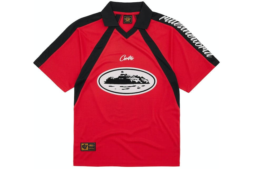 Corteiz Alcatraz Football Jersey - Red