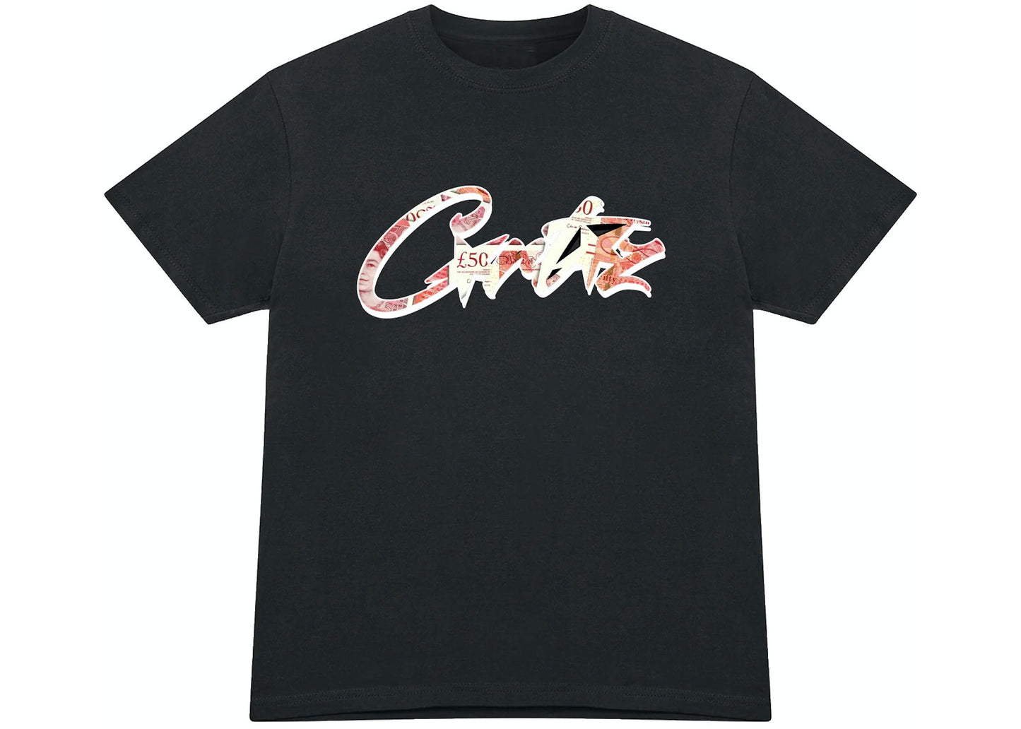 Corteiz Money On My Mind Tee - Black
