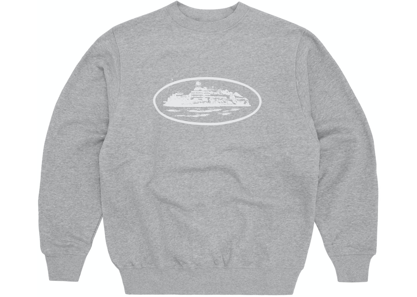 Corteiz Alcatraz Sweatshirt 'Heather Grey'