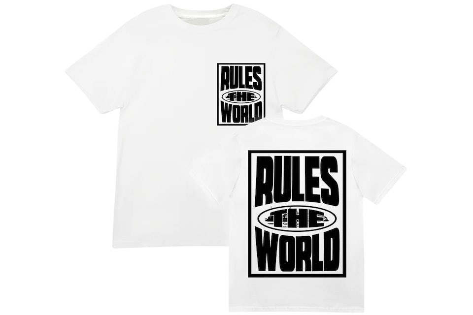 Corteiz RTW Tee - White/Black