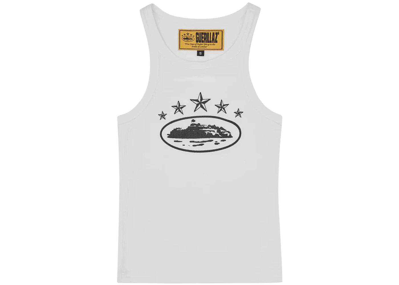 Corteiz Women's Tank Top - White/Black