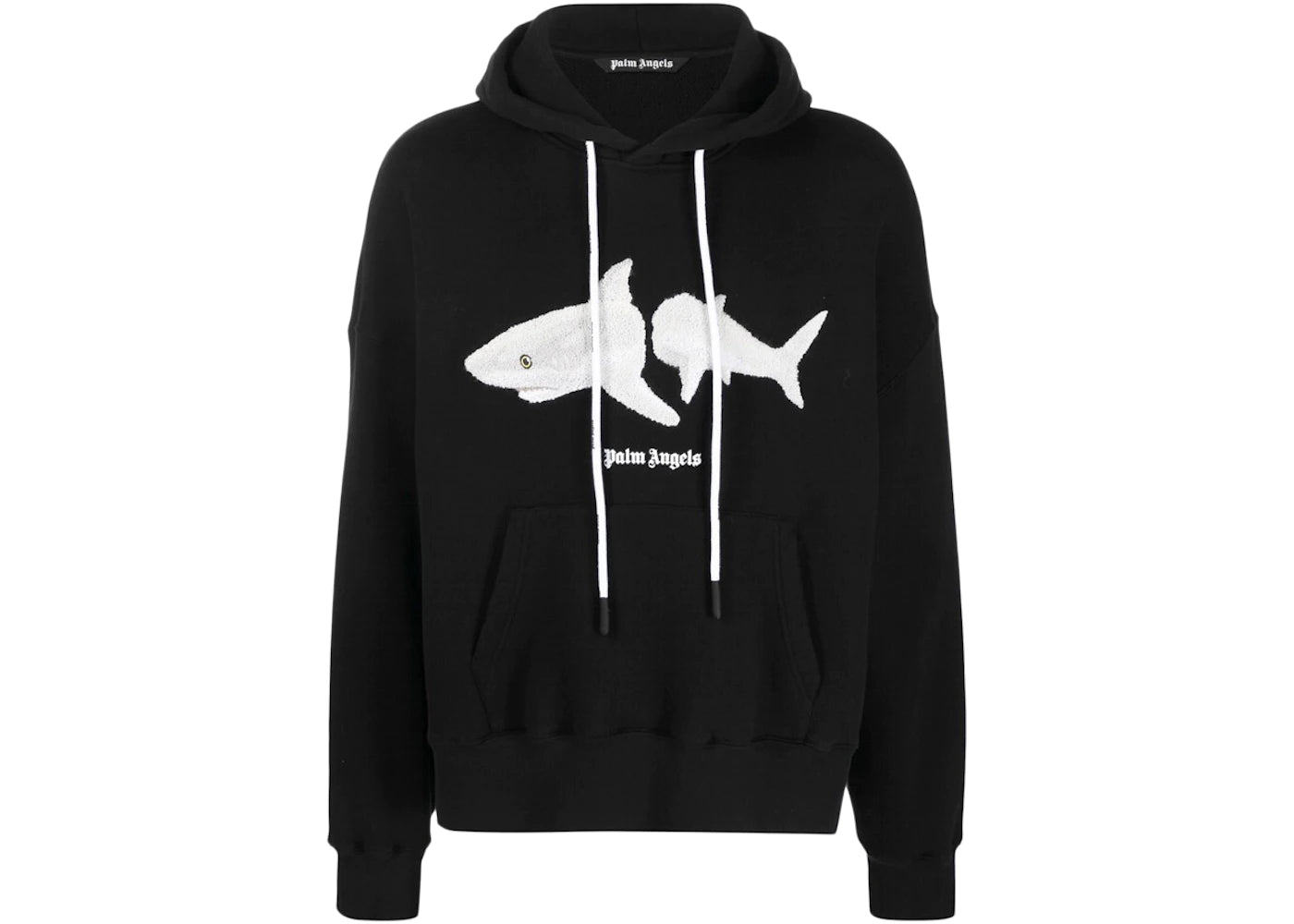 Palm Angels Shark Hoodie SS23 - Black/White