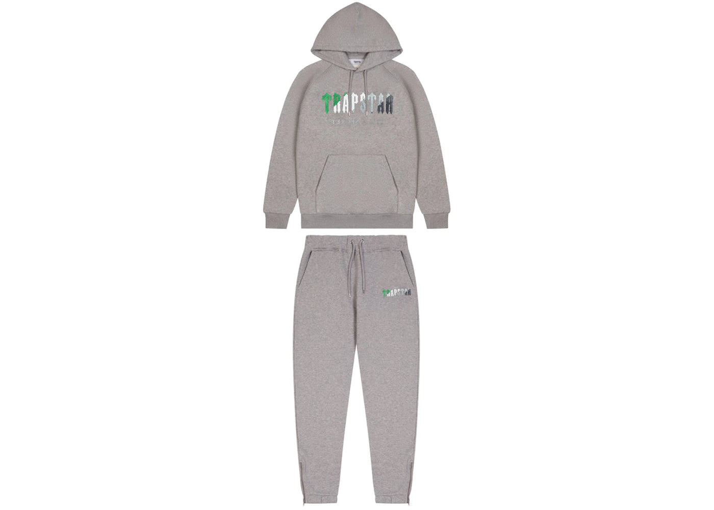 Grey sales trapstar tracksuit
