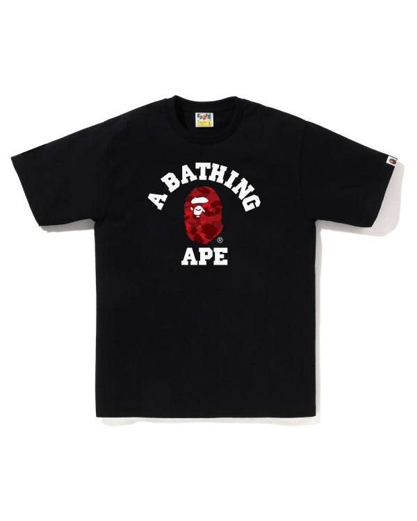 BAPE Colour Camo College Tee Black/Red