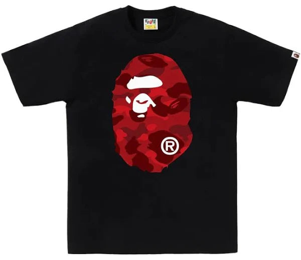 BAPE Tokyo Big Ape Head City Tee Black/Red