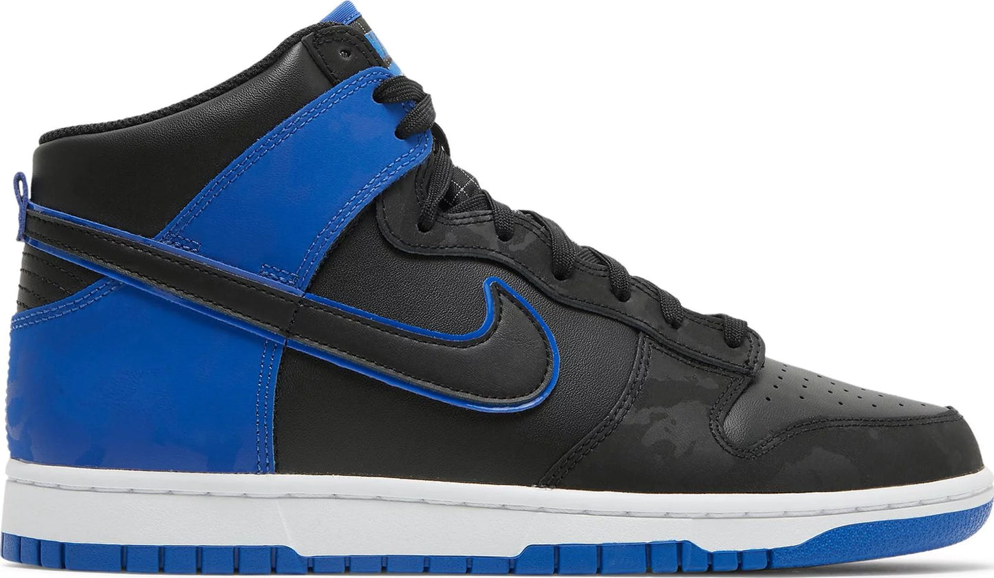 Dunk High SE Camo Black Royal