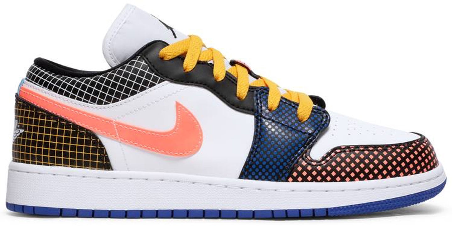 Jordan 1 Low 'MMD MULTI GRID' (GS)