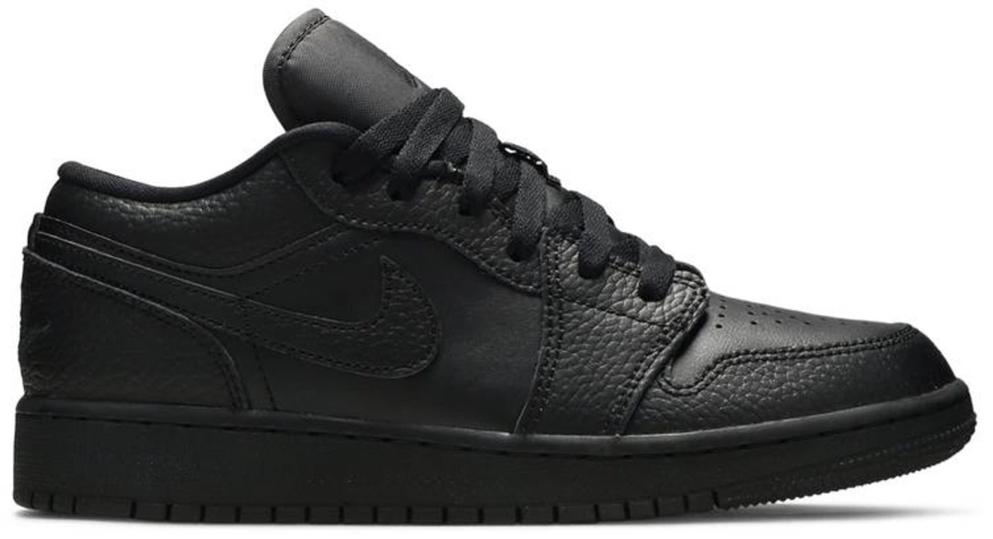 Jordan 1 Low 'Triple Black' (GS)