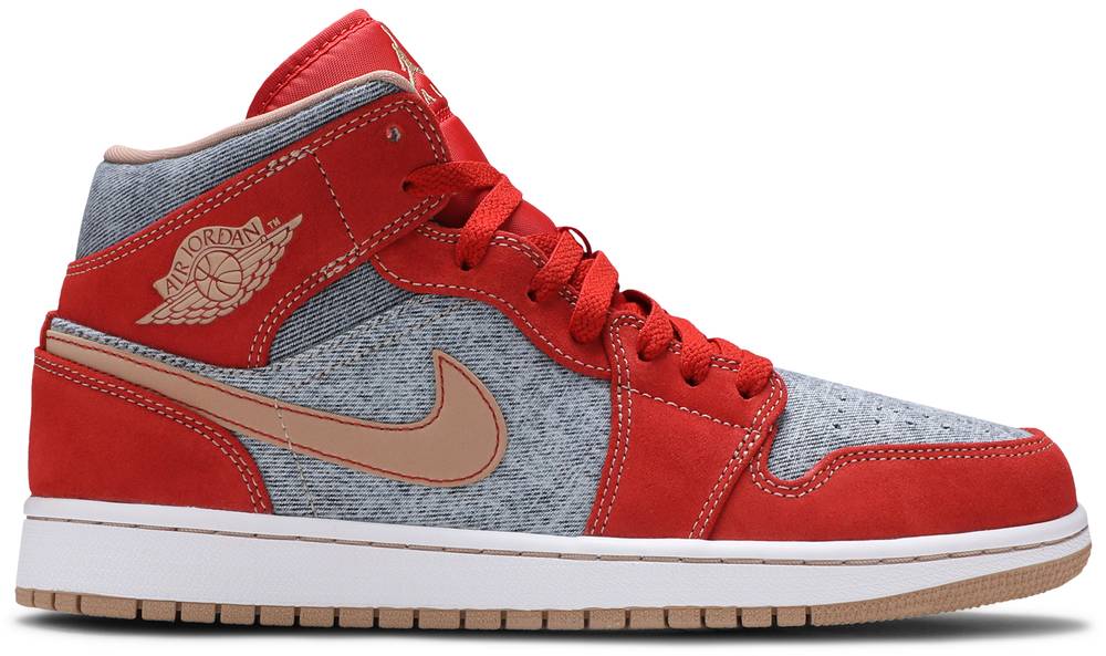 Jordan 1 Mid 'SE Denim Red'