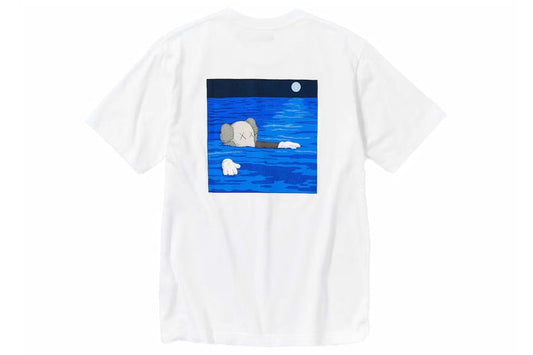 KAWS x Uniqlo UT Artbook Cover Tee (2023)  - White/Blue