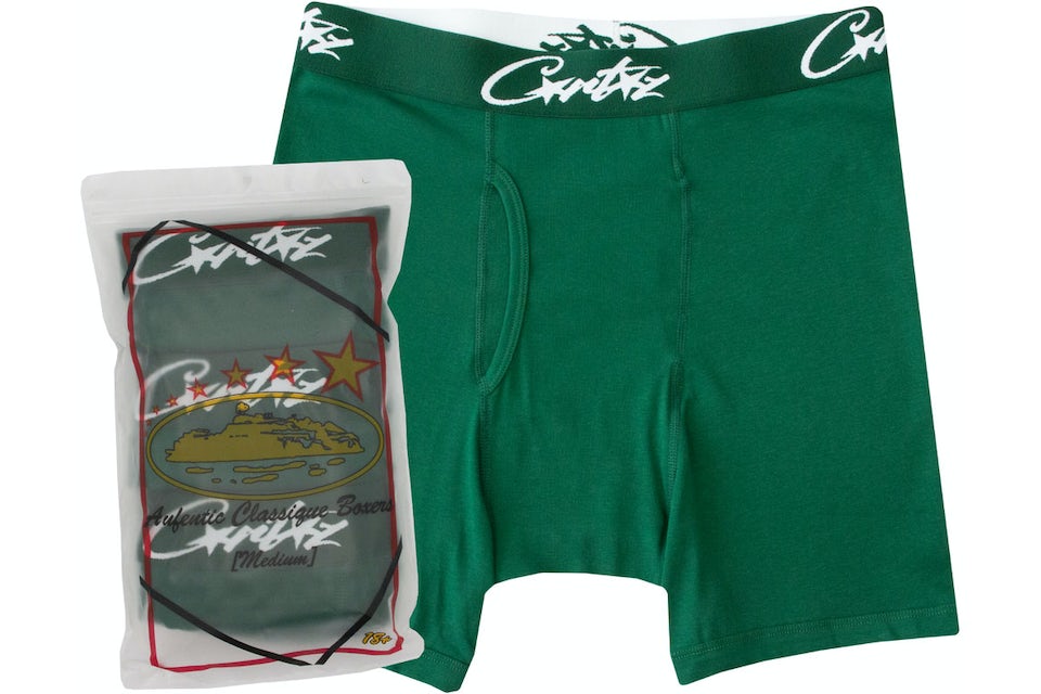 Corteiz - Allstarz Boxers (3 Pack) 'Green'
