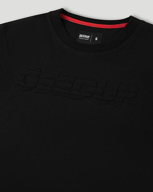 Geedup - Sportsman Emboss Tshirt 'Black/Black'