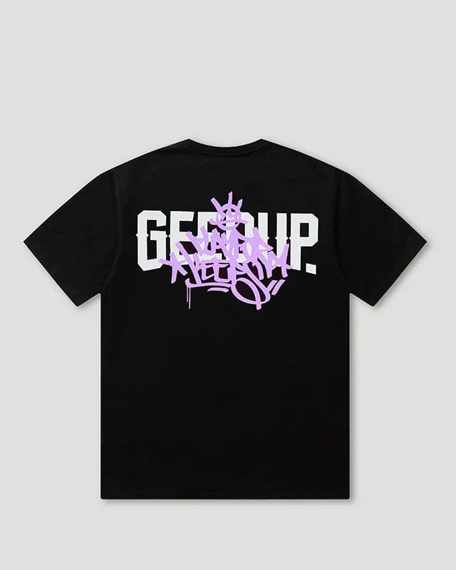 Geedup - PFK Graff Tee 'Black/Lavender'