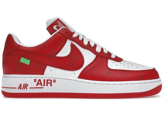Louis Vuitton X  Nike Air Force 1 Low By Virgil Abloh 'White/Red'