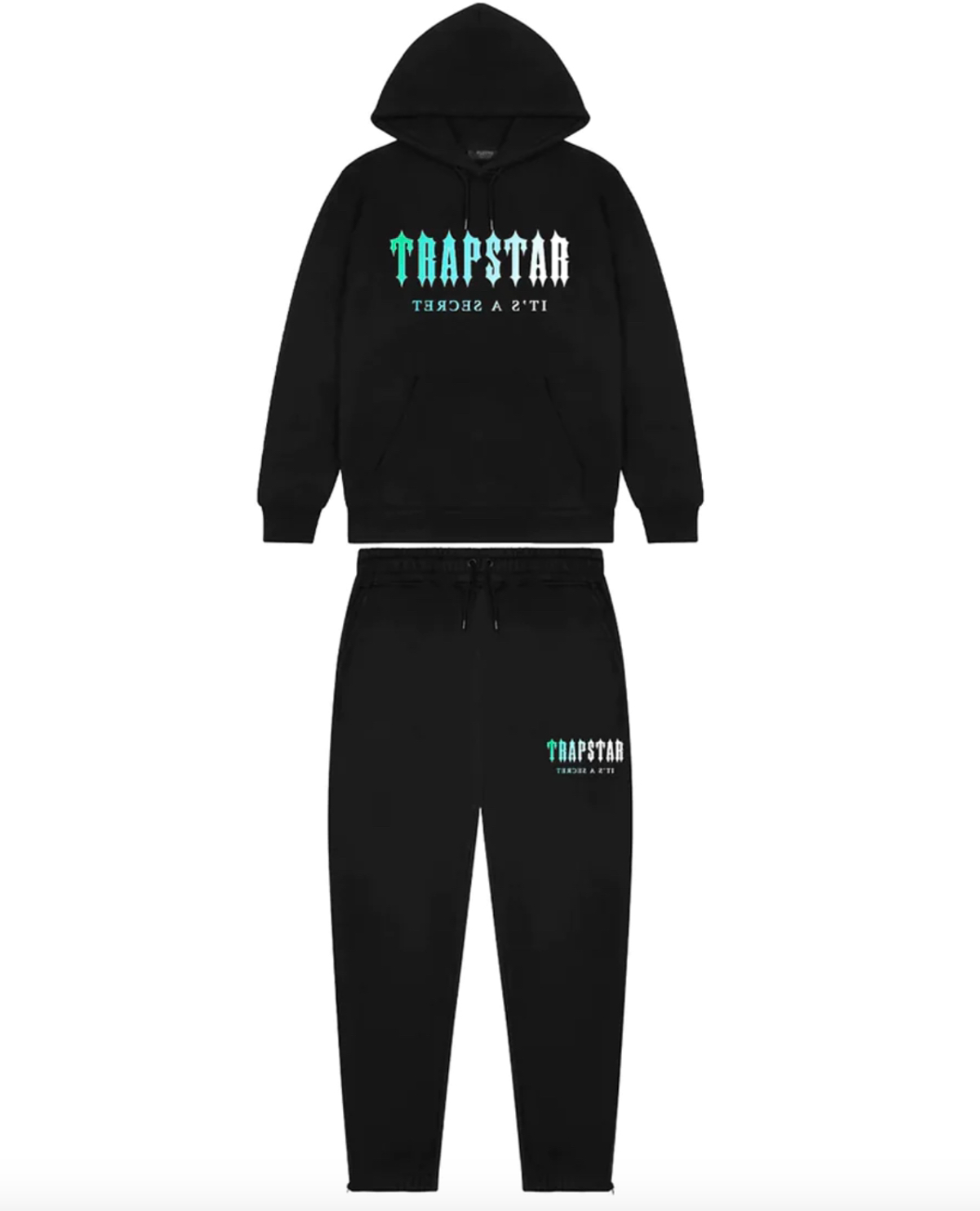 Trapstar - Decoded Tracksuit 'Black/Teal'