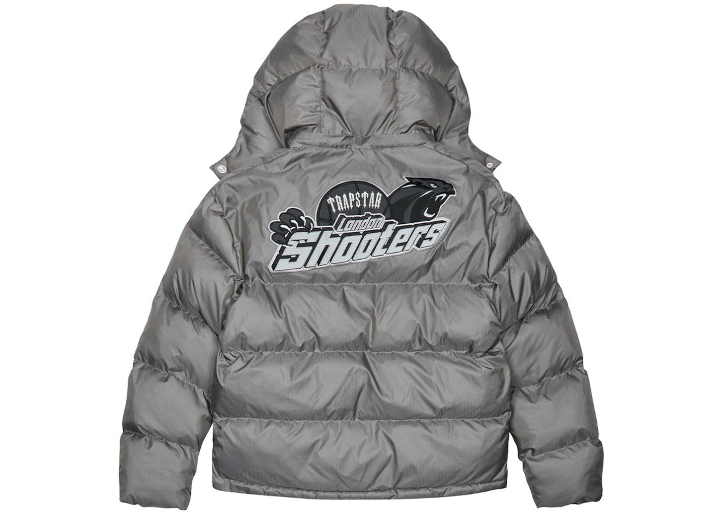 Trapstar Shooters Hooded Puffer 'Grey/ Refelective'