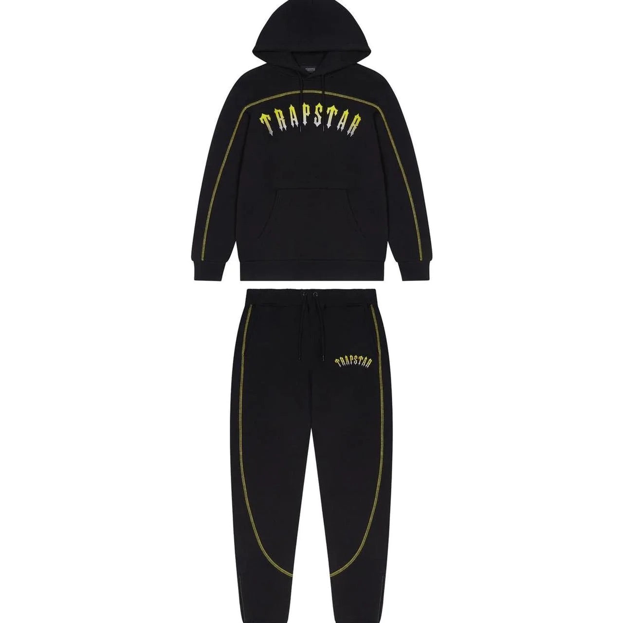 Trapstar X Central Cee Tracksuit 'Black/Yellow'