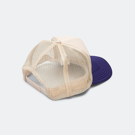 Kapital Coneycowbowy Trucker Cap ECRU/Purple