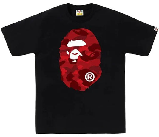 BAPE Tokyo Big Ape Head City Tee Black/Red