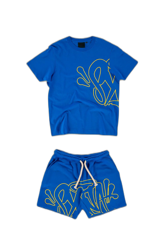 SYNA World Shorts Set - Blue/Yellow