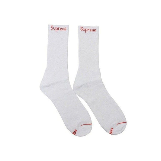 Supreme Hanes Crew Socks Crew Socks - White SS23