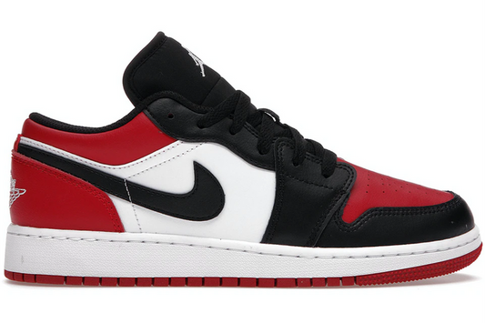 Jordan 1 Low Bred Toe GS  - SALE