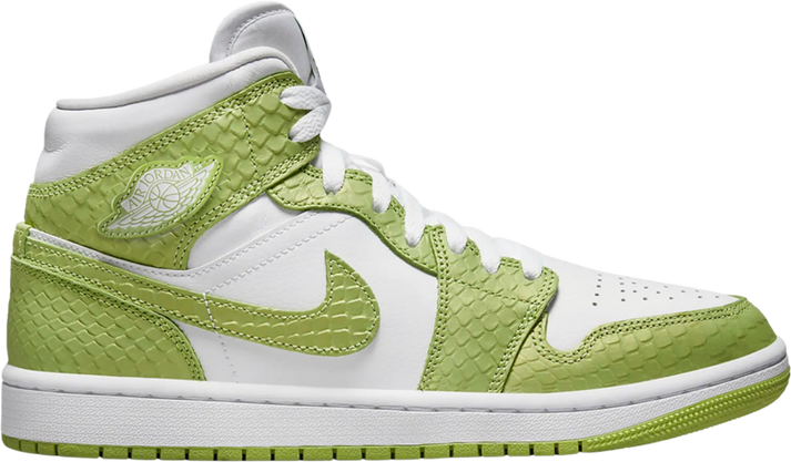 Jordan 1 Mid Green Python  - SALE