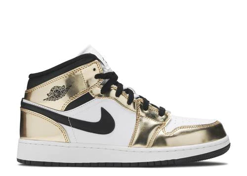 Jordan 1 Mid 'SE Metallic Gold' GS