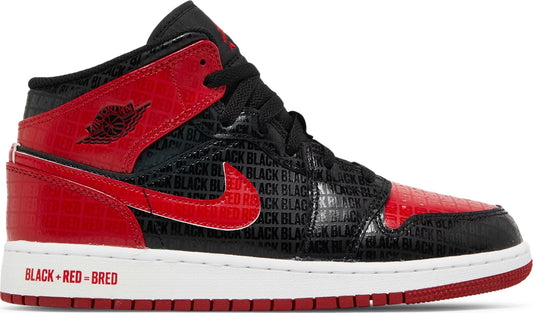 Jordan 1 Mid Bred Text (GS)