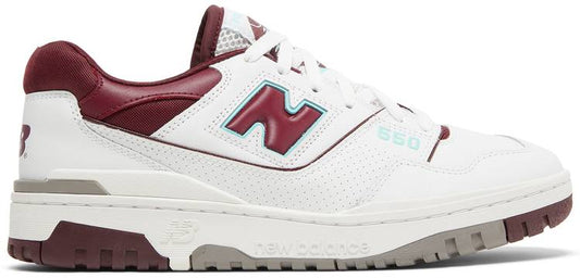 New Balance 550 Burgundy Cyan