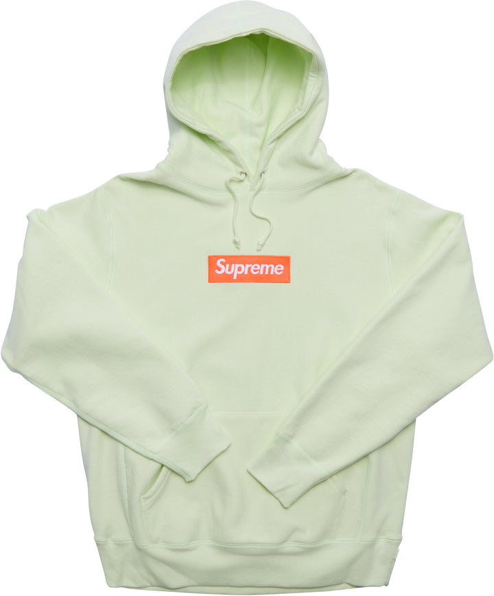 Supreme Box Logo Hooded Sweatshirt (FW17) Pale Lime