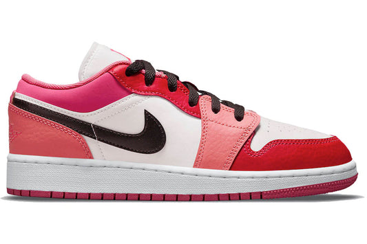 Jordan 1 Low 'Pink Red' (GS)