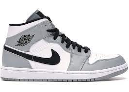 Jordan 1 Mid ' Light Smoke Grey' 2020