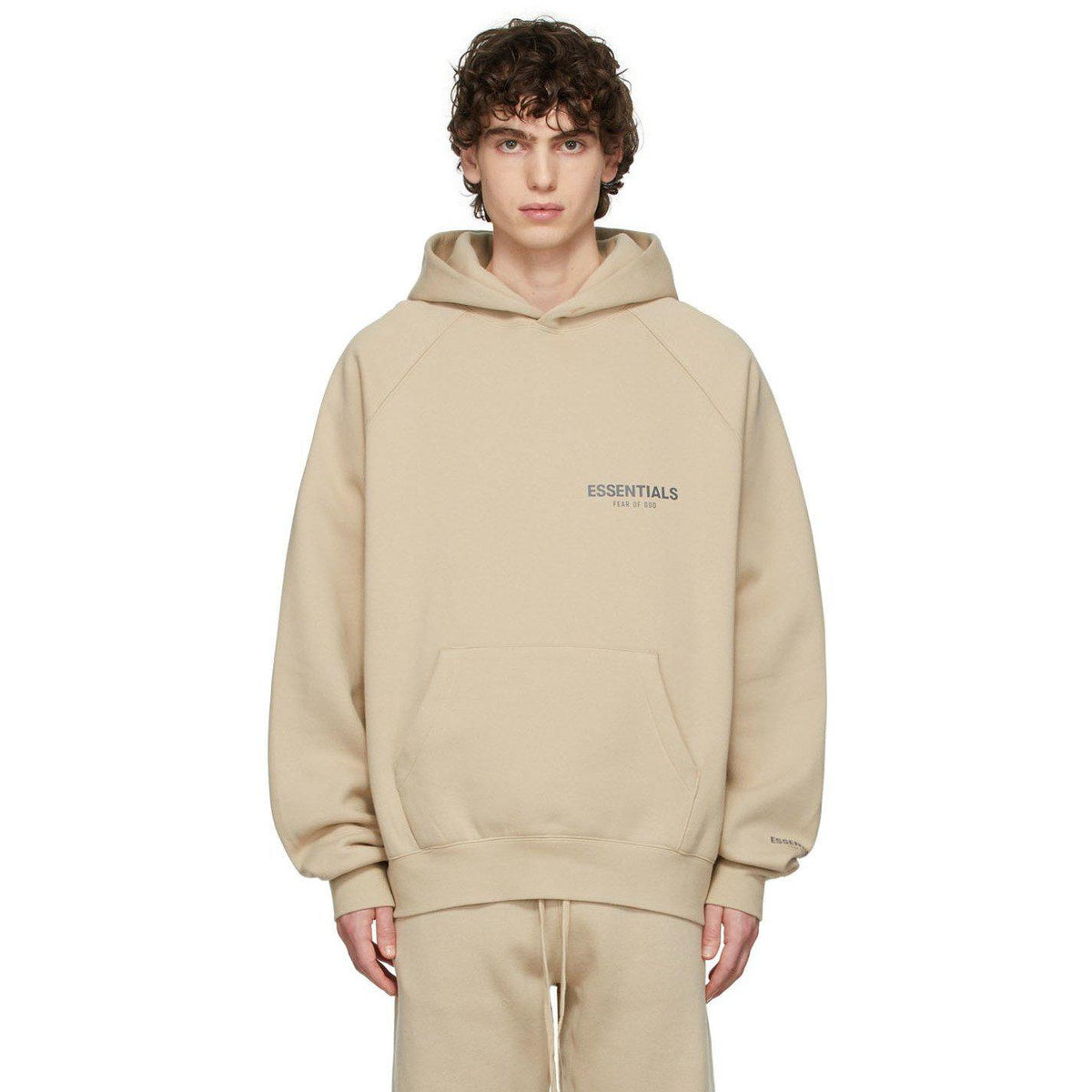 Fear of God Essentials Hoodie - Linen - FW21