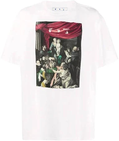 Off-White Caravaggio Painting Oversized Tee - White