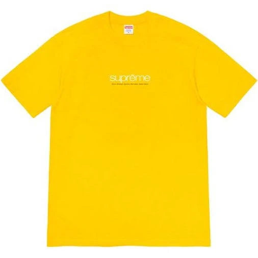 Supreme Five Buroughsl Tee Yellow SS21